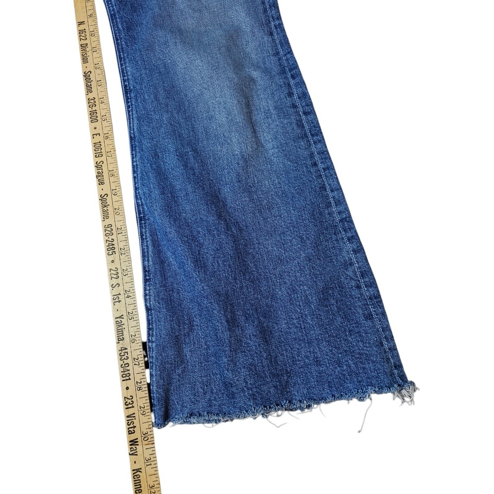 MOTHER Superior Denim Size 30 Blue "The Doozy Fray "Heads or Tails" USA Made - Picture 4 of 16